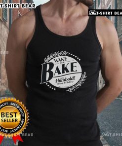 Top Wake and Bake Humboldt tank top featuring a vibrant design, perfect for casual wear and cannabis culture enthusiasts.