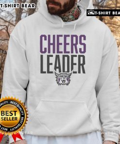 Top Weber State Wildcats Cheers Leader Hoodie in purple, perfect for game days and showing team spirit.