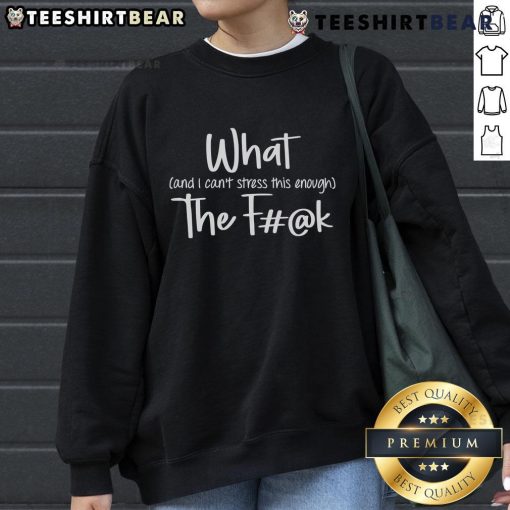 Trendy 'Fck Sweatshirt' featuring bold typography, perfect for casual wear and making a statement in style.
