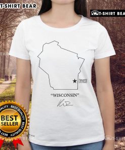 Top Wisconsin Bucks by Kuz ladies tee featuring vibrant team colors and stylish design for passionate fans.