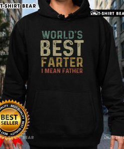 Top Worlds Best Farter I Mean Father Hoodie featuring a humorous design for dads, perfect gift for Father's Day.