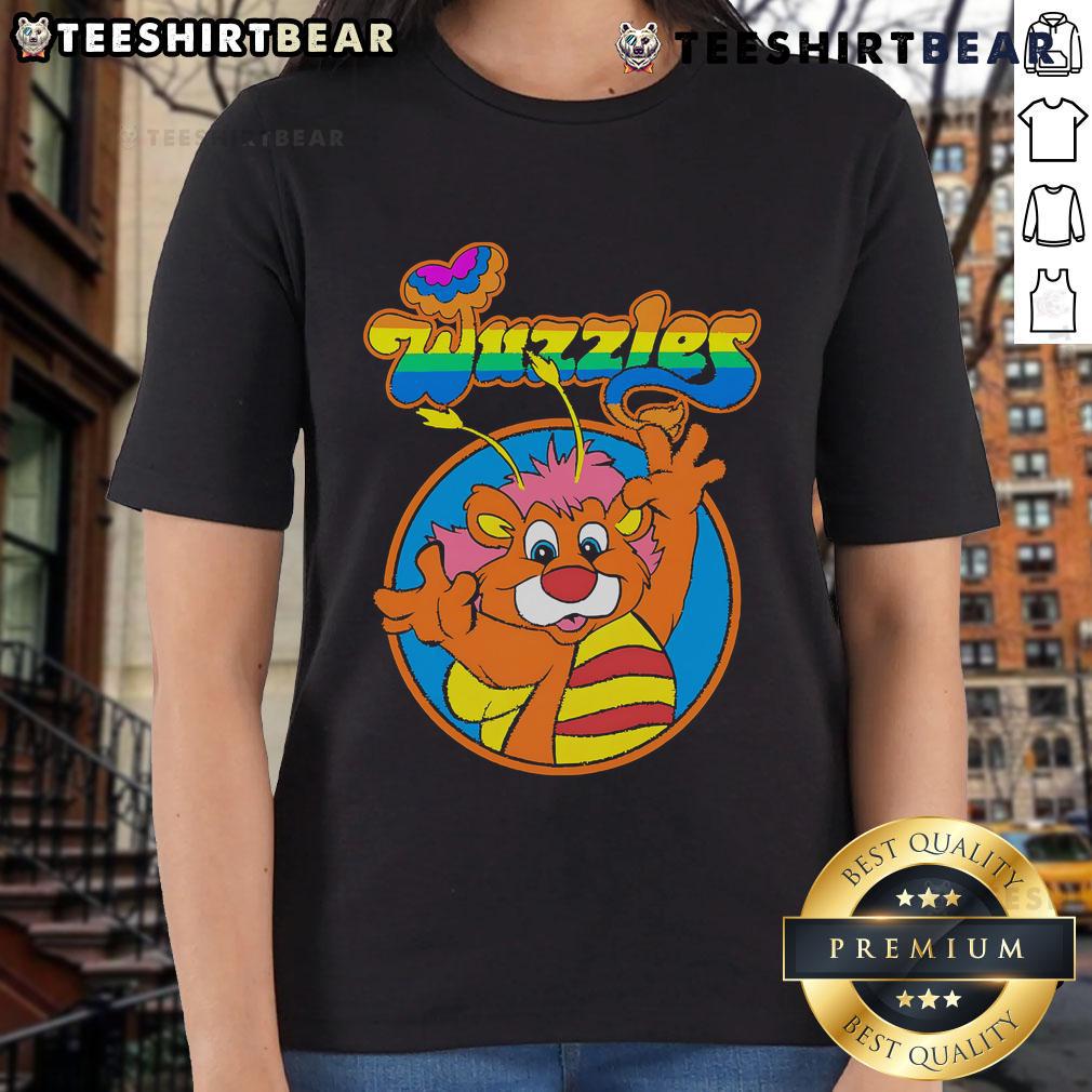 Top Wuzzles Bumblelion Classic Ladies Tee Alt Text: Top Wuzzles Bumblelion Classic Ladies Tee featuring vibrant colors and playful design, perfect for casual wear.