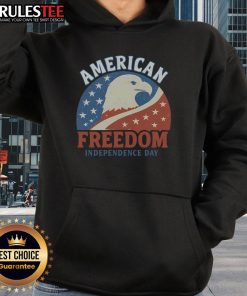 Awesome American Freedom Independence Day hoodie featuring a patriotic design, perfect for celebrating the 4th of July.