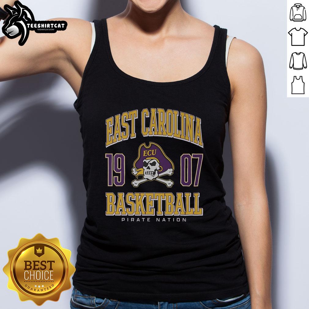 Premium East Carolina Pirates Basketball Tank Top