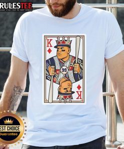 Aaron Judge Diamond King Card T-Shirt featuring a vibrant graphic design of the baseball star in action.