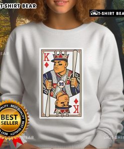 Awesome Aaron Judge Diamond King Card Sweatshirt featuring a stylish graphic of the baseball star in vibrant colors.