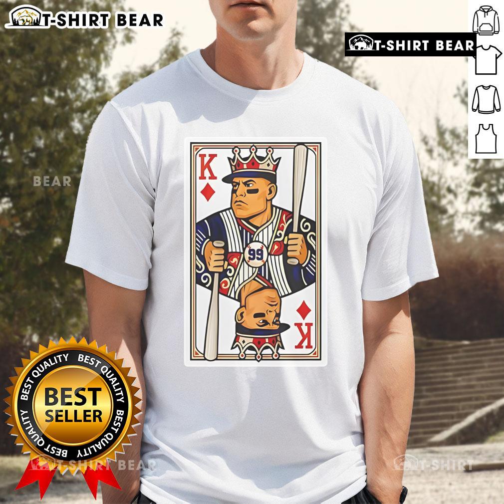 Awesome Aaron Judge Diamond King Card T Shirt Awesome Aaron Judge Diamond King Card T-Shirt featuring vibrant graphics of the MLB star, perfect for baseball fans.