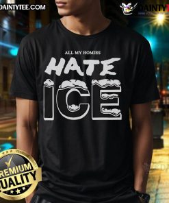 Awesome All My Homies Hate Ice T-Shirt featuring bold graphic design and vibrant colors, perfect for casual wear.