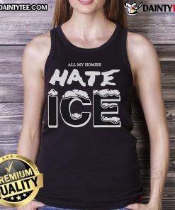 Alt Text: Awesome All My Homies Hate Ice Tank Top featuring a bold graphic design and comfortable fit for casual wear.