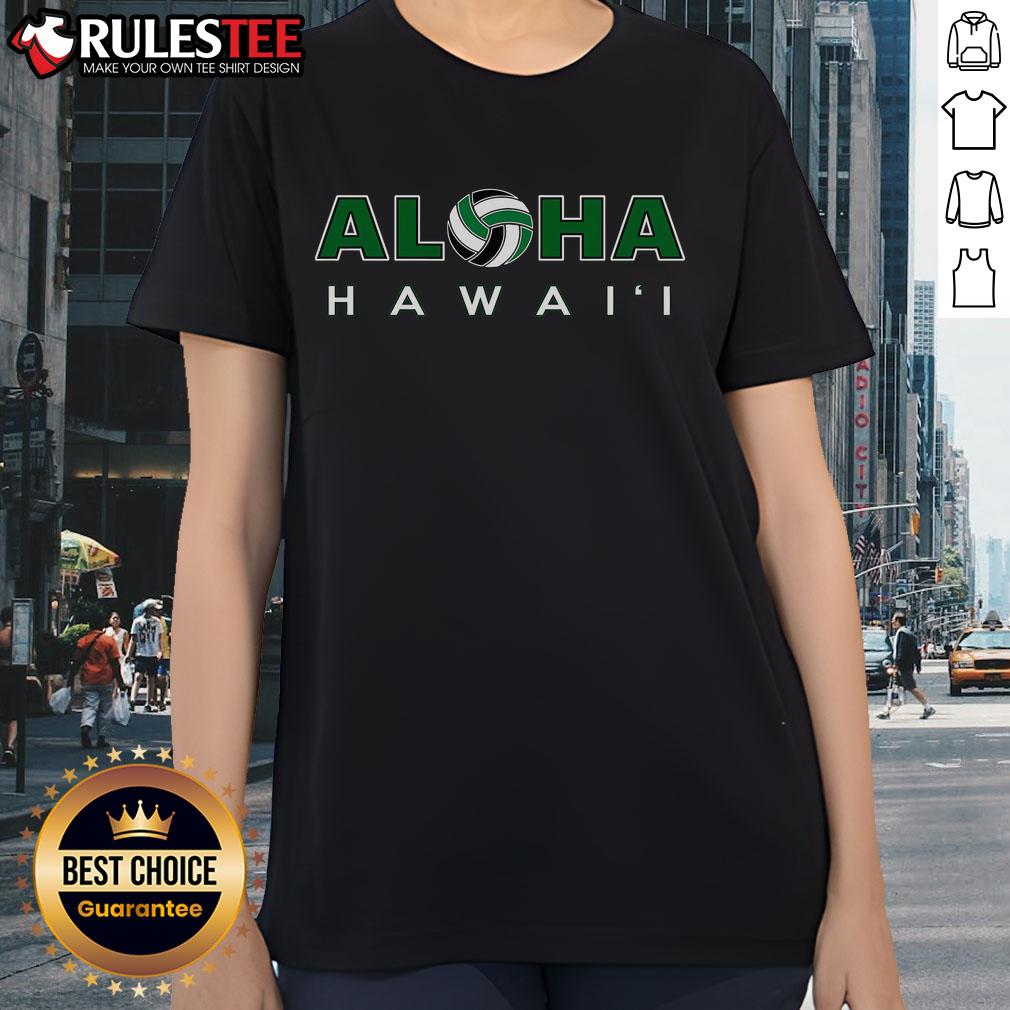 Awesome Aloha Hawaii Volleyball Ladies Tee Awesome Aloha Hawaii Volleyball Ladies Tee featuring a vibrant design perfect for beach sports and summer fun.