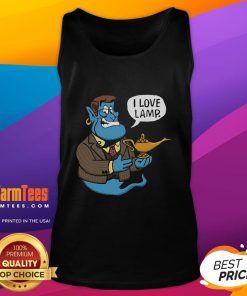 Awesome Anchor Genie I Love Lamp Tank Top showcasing a stylish graphic design perfect for casual summer wear.