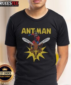 Awesome Ant-Man T-Shirt featuring a vibrant graphic of Ant-Man in action, perfect for Marvel fans and comic enthusiasts.
