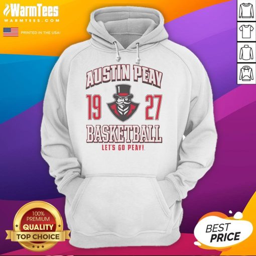 Awesome Austin Peay Governors basketball hoodie featuring team colors and logo, perfect for fans and casual wear.