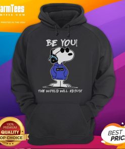 Alt Text: Awesome Be You Snoopy Hoodie featuring inspirational design and vibrant colors for stylish comfort.
