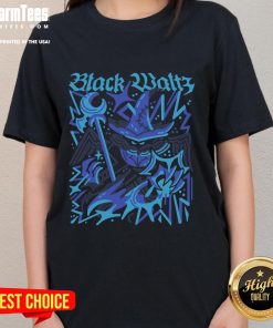 Awesome black Walts Mage KWAHAHA ladies tee featuring a stylish design perfect for casual wear and mage enthusiasts.