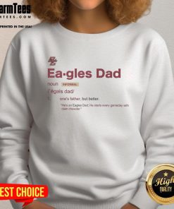 Awesome Boston College Eagles Dad Definition Sweatshirt featuring a stylish design perfect for proud BC dads.