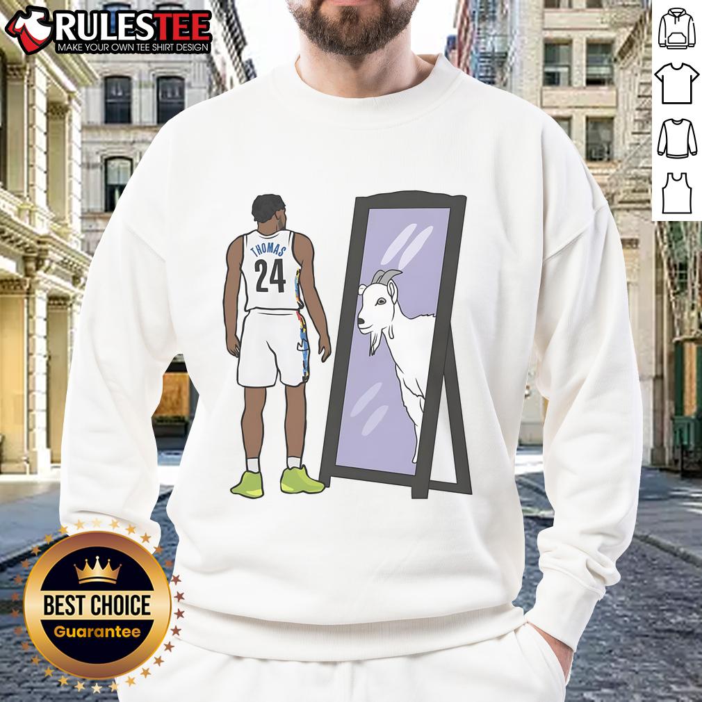 Awesome Cam Thomas Mirror Goat Sweatshirt Awesome Cam Thomas Mirror Goat Sweatshirt featuring a stylish design and vibrant colors for basketball fans.