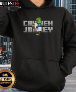 Awesome Chicken Jockey Minecraft Chicken Zombie Hoodie featuring a vibrant design and comfortable fit for gamers.