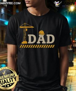 Alt Text: Awesome Construction Dad Father's Day T-Shirt featuring tools and a heart, perfect gift for dads who love building.