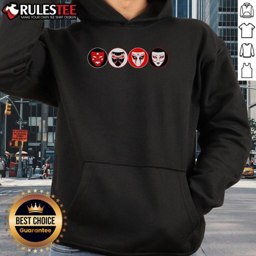 Awesome Daikaiju Mask Hoodie featuring a vibrant monster design, perfect for fans of kaiju and streetwear fashion.