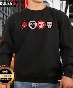 Awesome Daikaiju Mask Sweatshirt featuring a bold graphic of a giant monster design, perfect for fans of kaiju culture.