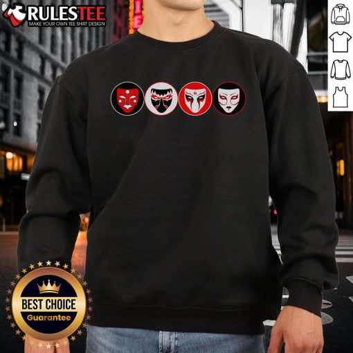Awesome Daikaiju Mask Sweatshirt featuring a bold graphic of a giant monster design, perfect for fans of kaiju culture.