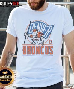 Awesome Denver Broncos Miles T-Shirt featuring vibrant team colors and logo, perfect for fans and casual wear.