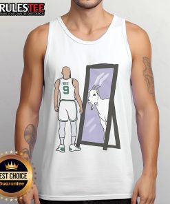 Awesome Derrick White mirror goat tank top featuring a stylish design perfect for fans of basketball apparel.