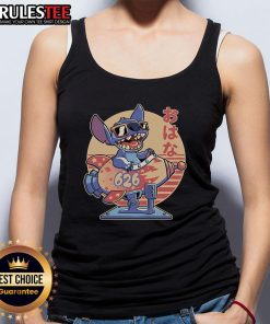 Alt Text: Awesome Extraterrestrial Animal Spaceship Stitch Tank Top featuring a vibrant alien design and stylish fit.