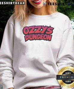 Awesome Flying Lotus Ozzy's Dungeon sweatshirt featuring vibrant graphics and a comfortable fit for fans of unique apparel.