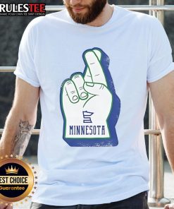 Awesome Foam Finger Minnesota T-Shirt featuring a bold design perfect for sports fans and Minnesota supporters.