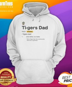 Awesome Fort Hays State Tigers Dad Definition Hoodie in black, showcasing school spirit and stylish comfort for proud dads.