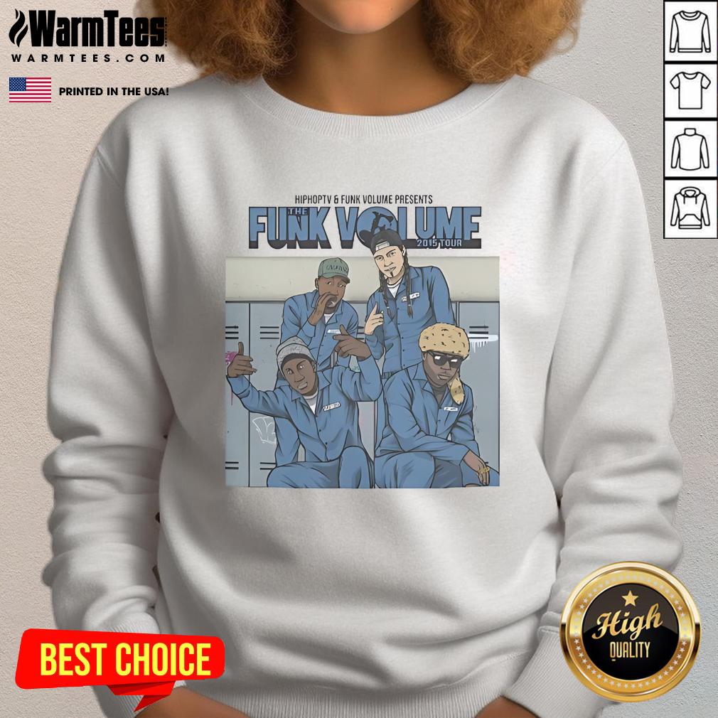 Awesome Funk Volume 2015 Tour Sweatshirt Awesome Funk Volume 2015 Tour sweatshirt featuring vibrant graphics and comfortable fit for fans.