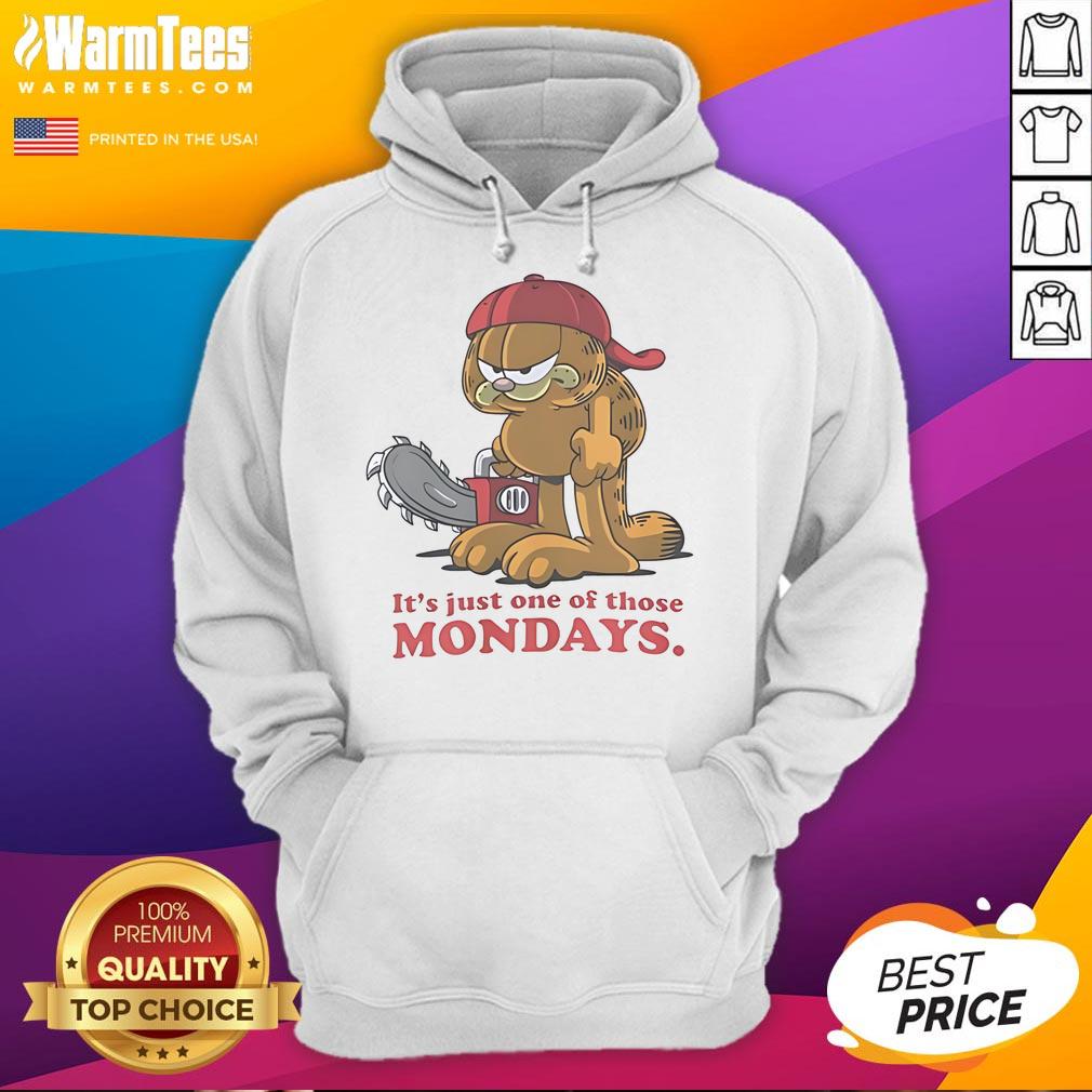 Awesome Gafield And Limp Bizkit It’S Just One Of Those Mondays Hoodie Awesome Garfield and Limp Bizkit 'It's Just One of Those Mondays' hoodie featuring vibrant graphics and a stylish design.