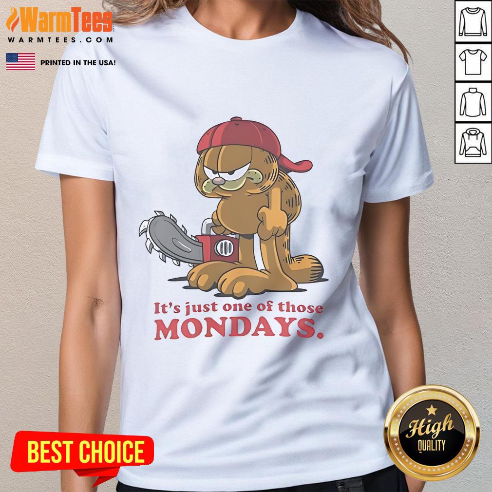 Awesome Gafield And Limp Bizkit It’S Just One Of Those Mondays Ladies Tee Awesome Gafield and Limp Bizkit 'It's Just One of Those Mondays' ladies tee featuring vibrant graphics and bold design.