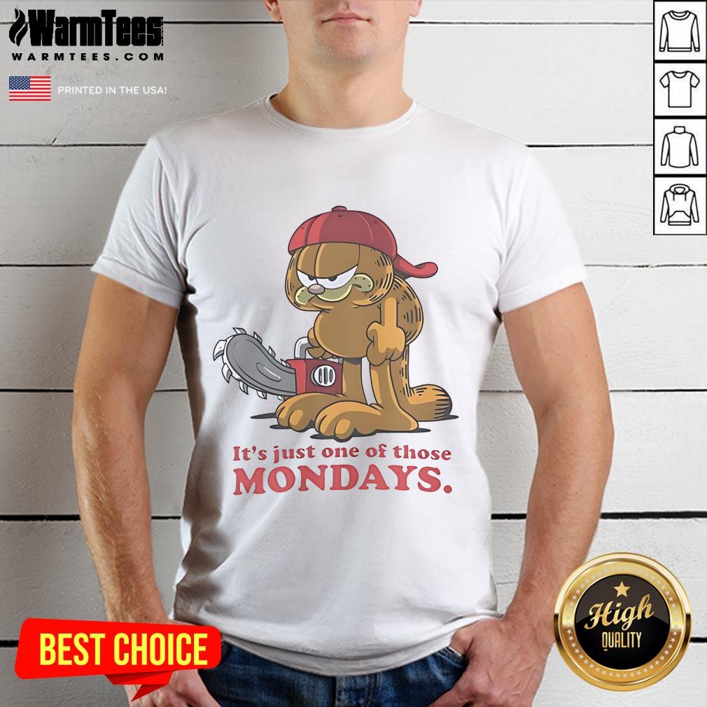 Awesome Gafield And Limp Bizkit It’S Just One Of Those Mondays T Shirt Alt Text: Awesome Gafield and Limp Bizkit 'Its Just One of Those Mondays' T-Shirt featuring vibrant graphics and bold text.