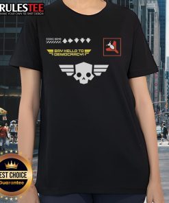 Awesome Helldivers 2 500kg Bomb Ladies Tee featuring a unique design and vibrant colors for gamers and fans.