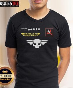 Awesome Helldivers 2 500Kg Bomb T-Shirt featuring a bold graphic design inspired by the popular video game.