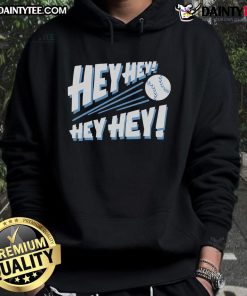Awesome Hey Hey Hey Hey Baseball Hoodie for fans, featuring a stylish design perfect for game day attire.