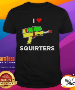 Awesome I Love Squirters T-Shirt featuring a vibrant design, perfect for water sports enthusiasts and casual wear.