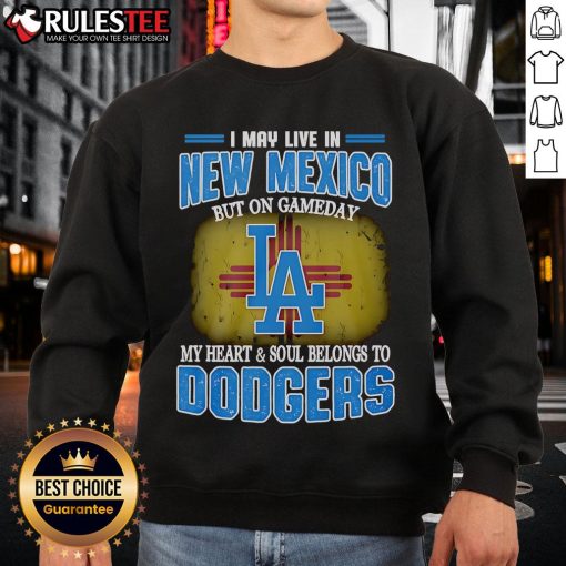 Cozy Dodgers sweatshirt showcasing pride for Los Angeles, perfect for game day in New Mexico.