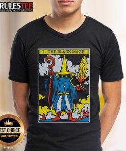 Awesome I The Black Mage Sleight Of Hand Remix T-Shirt featuring a unique design for gaming and fantasy enthusiasts.