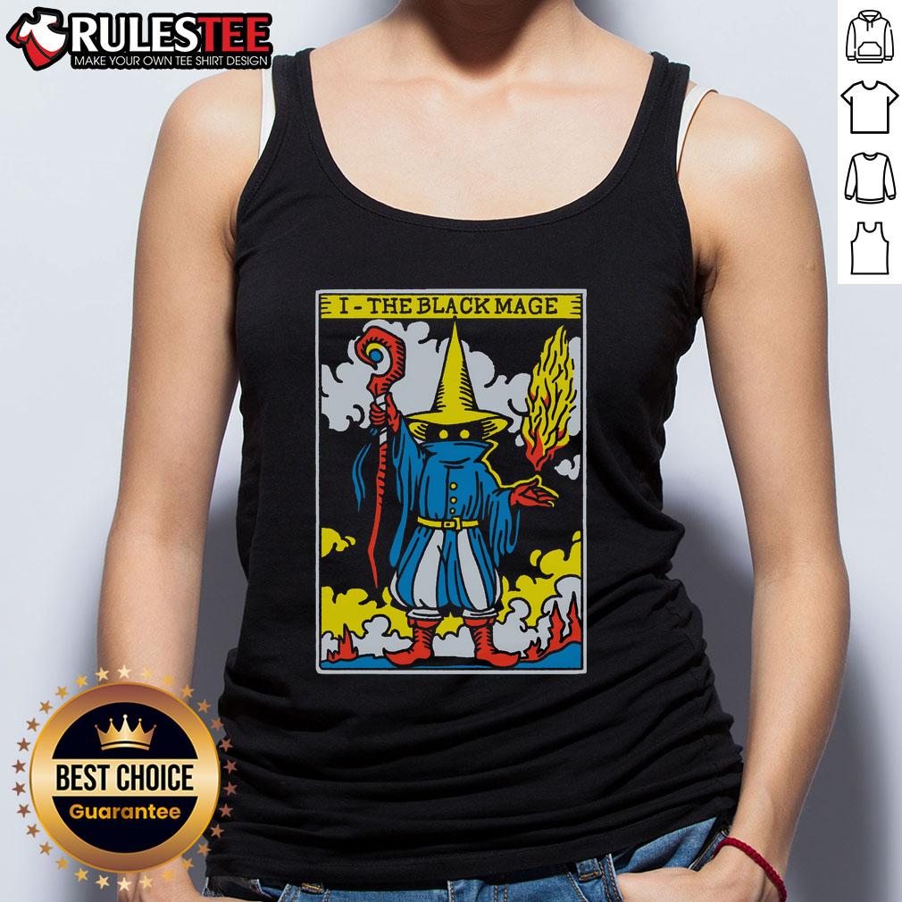 Awesome I The Black Mage Sleight Of Hand Remix Tank Top Awesome I The Black Mage Sleight Of Hand REMIX tank top design featuring vibrant graphics and fantasy-themed artwork.