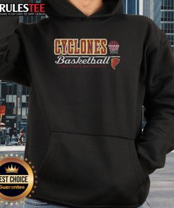 Awesome Iowa State Cyclones vintage basketball hoodie in red, featuring the iconic team logo and retro design.