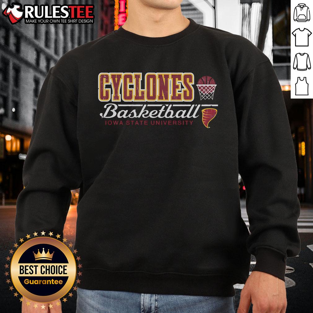 Awesome Iowa State Cyclones Vintage Basketball Sweatshirt Awesome Iowa State Cyclones vintage basketball sweatshirt in red with logo, perfect for fans and collectors.