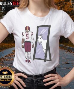 Awesome Jayden Daniels Mirror Goat Ladies Tee featuring a stylish design and vibrant colors for fans of Jayden Daniels.