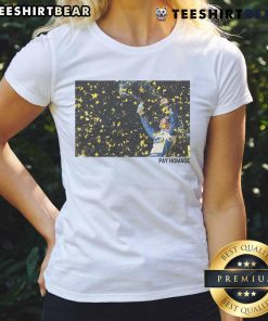 Awesome Jimmie Johnson Pay Homage Ladies Tee featuring stylish design and vibrant colors for NASCAR fans.