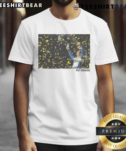 Awesome Jimmie Johnson Pay Homage T-Shirt featuring bold graphics and vibrant colors for racing fans.
