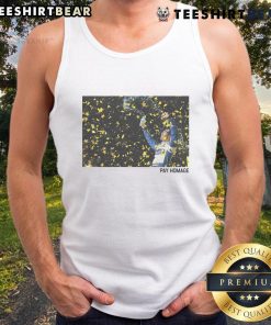 Jimmie Johnson pay homage tank top featuring bold graphics, perfect for race fans and NASCAR enthusiasts.