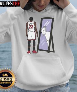 Awesome Jimmy Butler Mirror GOAT Hoodie featuring a stylish design for basketball fans and fashion lovers.